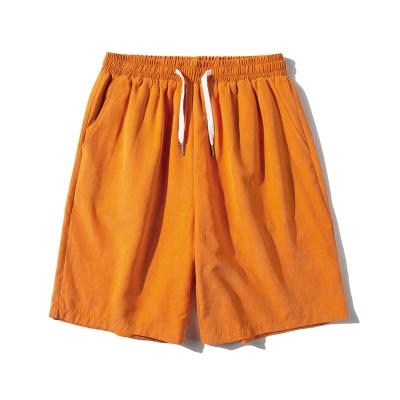 China 2021 Summer Hot Sale Men's Anti-wrinkle Single Casual Drawstring Shorts Solid Color Leisure Casual Half Pants for sale