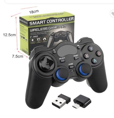 China With Handbreak 2.4G Wireless Gaming Controller Gamepad For PS3 Android TV Box Smartphone Tablet Fire TV (Black) for sale