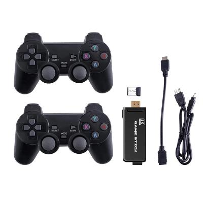 China Game Playing 2.4G Wireless Game Console 3500 In 1 4k Game Stick With Doubles For Mini Game for sale