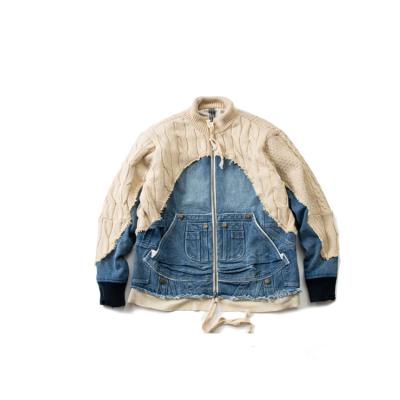 China Wholesale High Quality Sale Vintage Warm Custom Windproof Denim Coat Men's Jackets for sale