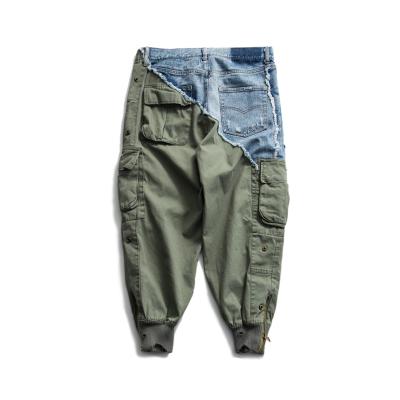 China Good Quality Wholesale Customized Anti-pilling Mens Jeans Cargo Pants Slim Official for sale