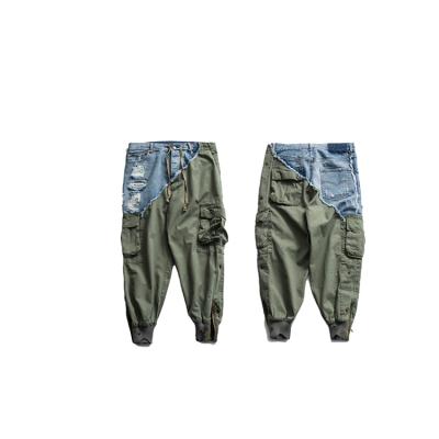 China Anti-pilling fat high quality thin cargo pants for men's trousers for sale