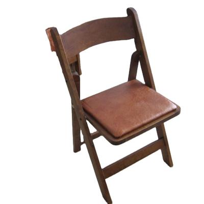 China Traditional wooden folding banquet chair for sale