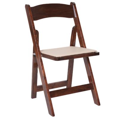 China Contemporary Wood Wimbledon Chairs Folding For Wedding for sale