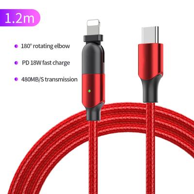 China MP3/MP4 Player Support Data Transfer 3A USB Fast Charging Nylon Braided Magnetic Cable for sale