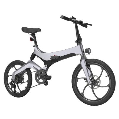 China Magnesium Alloy Foldable Electric Bike With 16 Inch Wheel Electric Folding Bicycle 250w Full Suspension 750w eBike Stage for sale