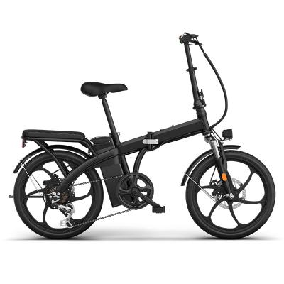 China Cheap Electric Bike Foldable Mini Electric Bicycle 36v Carbon Steel 350 Watt Long Range Foldable e Bike for sale