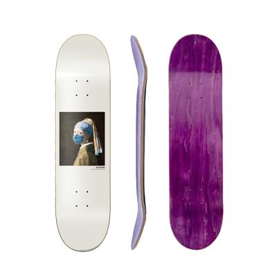 China Adult RTS Tuck Pro Grade Canadian Maple Board Skateboard Deck For Skating for sale