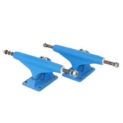 China Blue High Quality Aluminum Alloy Kingpin Hollow Skateboard Truck Professional Skateboard Pro Skateboard For High End Customers for sale