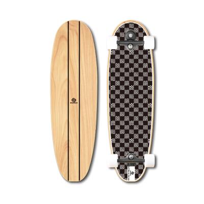 China High Quality Youth Surfskate 34 Bamboo Surf Skate Deck With HD-UV Printing for sale