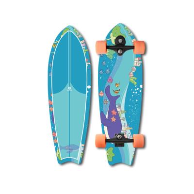 China Youth RTS 29*9 Inch Truck Skateboard Kids Surfskate Land Cruiser Skate Board for sale