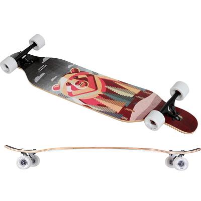 China Freeride& 42inch Cruiser Drop Through Deck Camber Freeride Longboard Longine Classic La Concave for sale