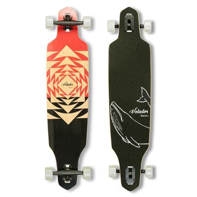 China Freeride& Tuck Brand Cruiser RTS Longboard With 70mm Longboard Wheels 40inch Maple Longboard Base Cruiser for sale