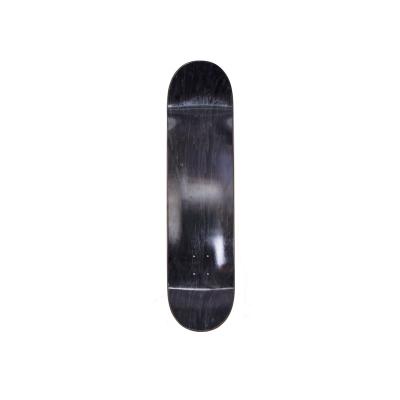 China Pro Quality Durable Custom Made White Carbon Fiber Canadian Maple Skateboard Deck for sale