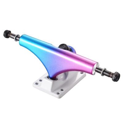 China Adult Wholesale 356 Aluminum Laser Engrave Logo Blank Skateboard Trucks 5.0