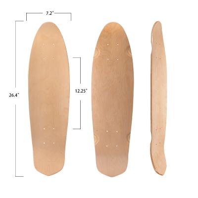 China Adult All Sizes OEM Skate Board Fish Shape Skateboard Tablas De Surfskate for sale