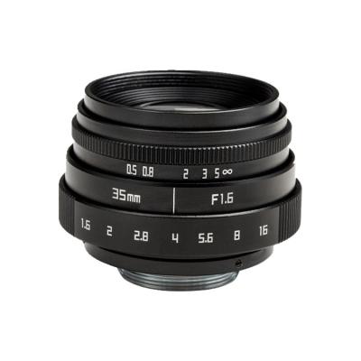 China Yes Hot Selling Good Quality 35mm F1.6 Mirrorless Camera Lens for sale