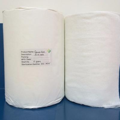 China Competitive Price 100% Cotton: Breathable Soft 100% Cotton Gauze Roll For Cuts And Wounds Medical Dressing Surgical Hospital Use for sale