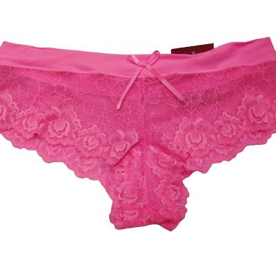 China New Lace Antibacterial Women's Panties Sexy High Waist Cavity Out Of Heart Ladies Briefs Solid Comfort Briefs Female Lingerie S-XL for sale