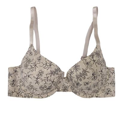 China Sexy QUICK DRY soft fat millimeter gathered sexy lace with deep v fit over thin and thick bra top underwear set for sale