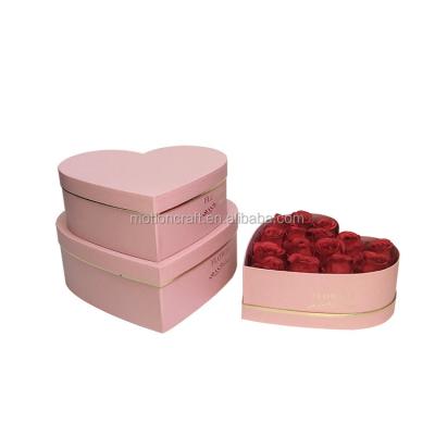 China Other Heart Flower Gift Box Wholesale Luxury Wedding Flower Box for sale