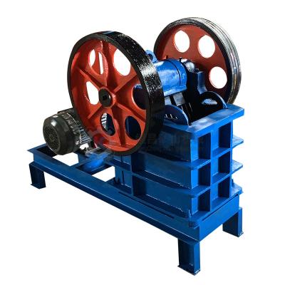 China Construction Guinea Stone Crusher Machine Small, PE150*250 Mini Jaw Crusher 5.5KW Electric Motor For Hard Rock for sale