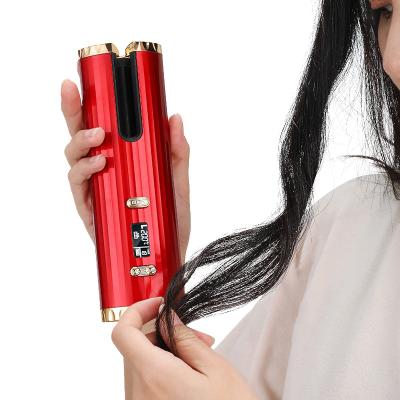 China Professional Salon Automatic Hair Curler CE Certified USB Rechargeable 5000mAh Wireless Real Mini Magic Ceramic Hair Roller Automatic Rotating Hair Curler Set for sale