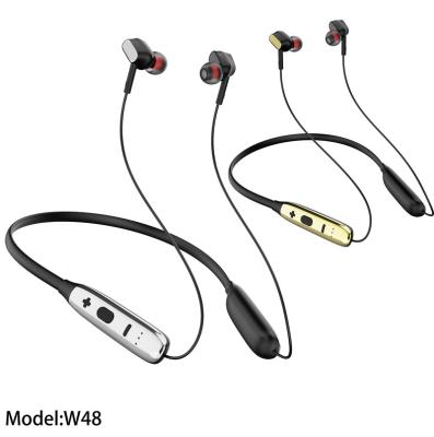 China With voice and metal volume+/- button neckband magnetic band earophone with microphone for mobile smart phone for sale