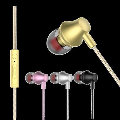 China 2022 Hot Selling Comfortable Metal Housing Good Quality Volume Earphone For Mobile Phone Wire for sale