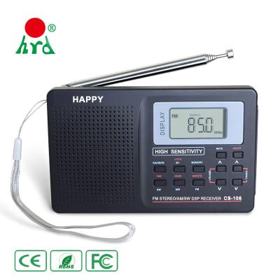 China Digital Display FM Digital Radio Easy Carry Shortwave Am Fm Mw Switch All Band Receiver Super Seps Radio for sale