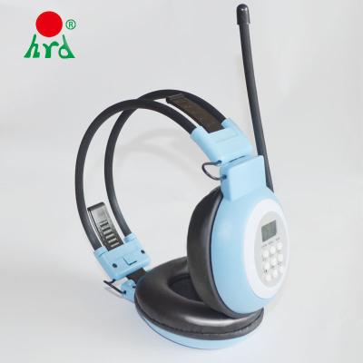 China Digital Folding FM Wireless Headset China Making Multifunction Fm Radio Earphone With Stereo for sale