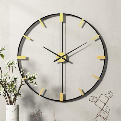 China OJC style personality elegant wall clock antique minimalist luxury living room decor wall clock for sale