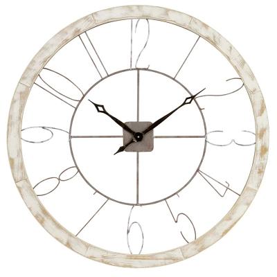 China Antique Style Large Modern OJC Wall Clock Custom Design China Metal Wall Pendulum Clock Home for sale