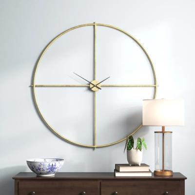 China China Wall Pendulum Clock Antique Style OJC Simple Design Metal Oversized Home for sale