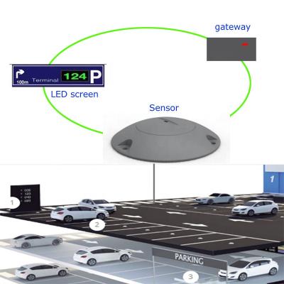 China Simple Parking System No Parking Router Parking Sensor Detector System with LoRawan for sale