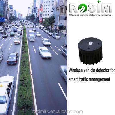 China Traffic Vehicle Detection Solution Rosim Vehicle Magnetometer Wireless Sensor Instead of Inductive Loop Street for Intelligent Traffic System for sale