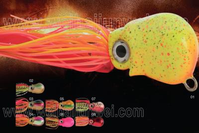 China New design best sale40g~120g rubber jig bait fishing lure JWRBJG02 for sale