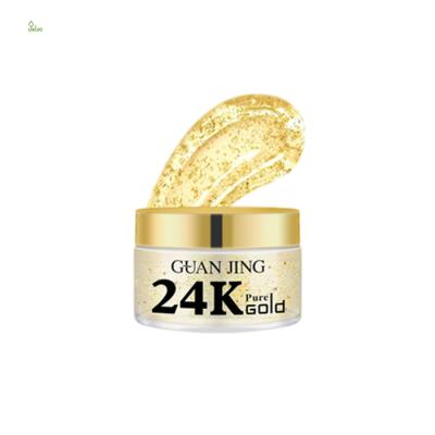 China Wholesale 24K Gold Natural Essence Facial Cream Mask Moisturizer Peeling Off Mask Purifying Anti Aging Skin for sale