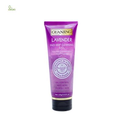 China Wholesale OEM/ODM Anti Acne DEEP CLEANSING Organic Lavender Facial Detergent Deep Cleansing Setter Scrub Face Wash for sale