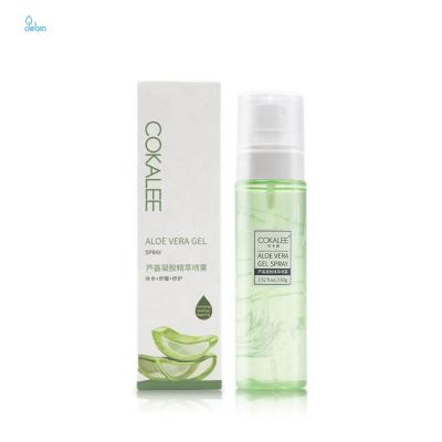 China Custom Natural Vera Gel Essence Face Skin Care Aloe Moisturizer Private Label Facial Spray for sale