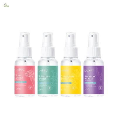 China Various types skinless organic label100% flowers 4 bottles of pure dew rose water toner pure natural dew facial spray for sale