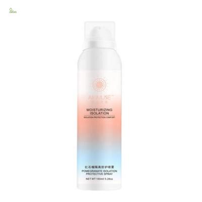 China Wholesale Red Cool Sunscreen Sunscreen Spray Isolation Pomegranate Moisturizer OEM Waterproof Body Spray for sale