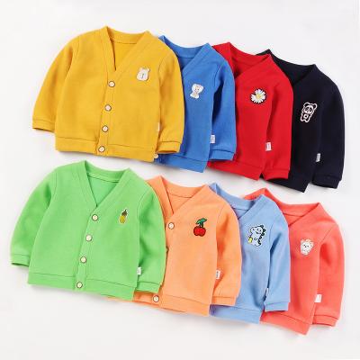 China Wholesale Anti Shrink Cotton Sweater Full Sleeves Knitted Knitwear Children Cardigan for sale