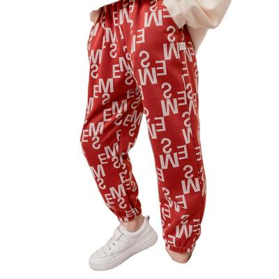 China Boys and girls sports pants children's pants breathable spring children's clothing and Johns children's leggings baby autumn long home wear for sale