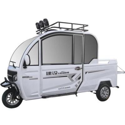 China ChinaIn India low price of cargo box enclosed tuk cargo adults passenger electric tricycle for sale