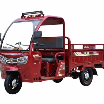 China New High Popularity Gasoline 3 Wheel Motorcycle Delivery Van Cargo Tricycle for sale