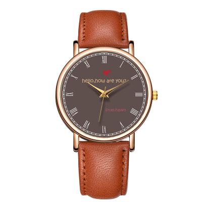 China Non-Specific Women Watches Quartz Movement Relojes Design Genuine Leather Women's Watch Montre Femme Wrist Watches Woman Fancy for sale