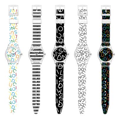 China Water Resistant Japanese Quartz Movt Recyled Plastic Customize Watch Design Printed for sale