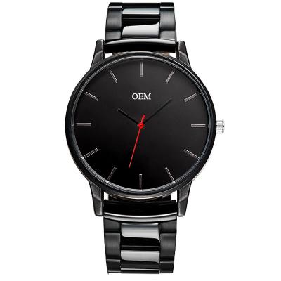 China Water Resistant Minimalist Create Your Own Mens Wristwatches Private Label Quartz Stainless Steel Watch Own Brand Logo Watch Collection for sale