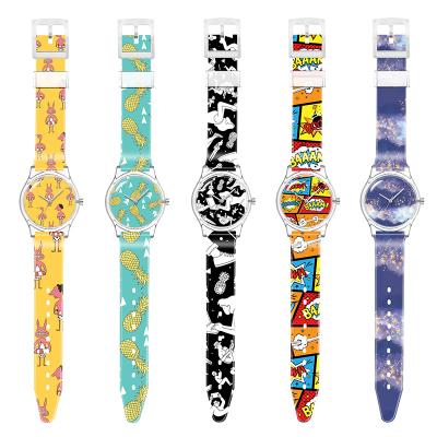 China Water Resistant Customize Logo Watch Face Printed OEM Plastic To Design Own Custom Character Watch Customized Watch Face Strap for sale